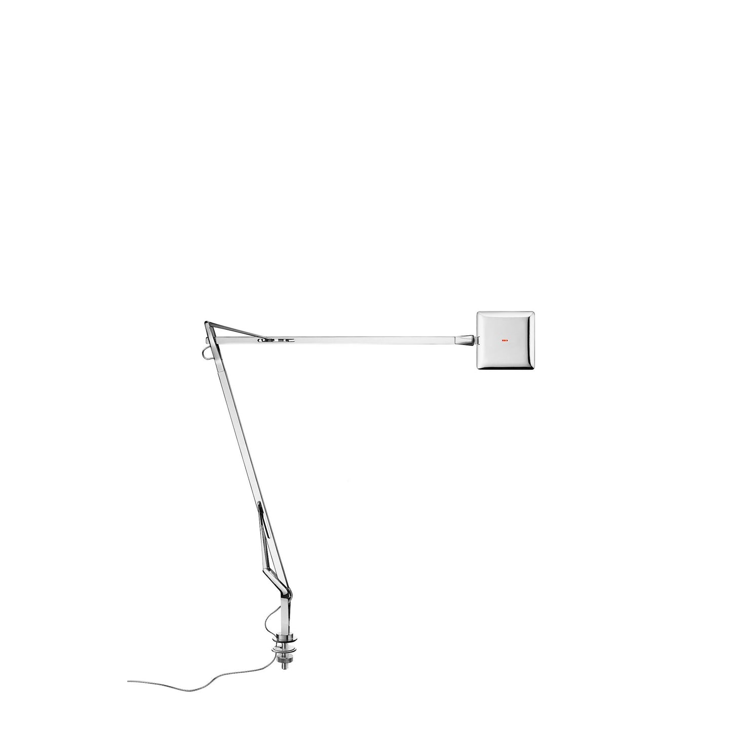 Kelvin Edge Table Lamp by Flos #Desk support (hidden cable)/Chrome