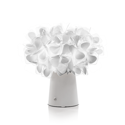 CLIZIA BATTERY - LED cordless Cristalflex table lamp #Mama Non Mama White