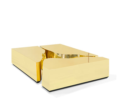 LAPIAZ BIG - Metal coffee table for living room by Boca do Lobo