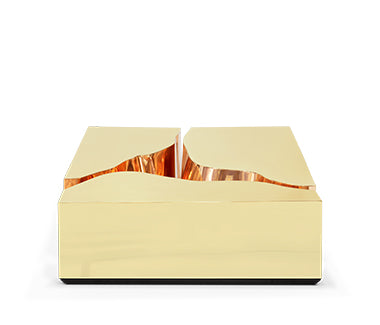 LAPIAZ BIG - Metal coffee table for living room by Boca do Lobo