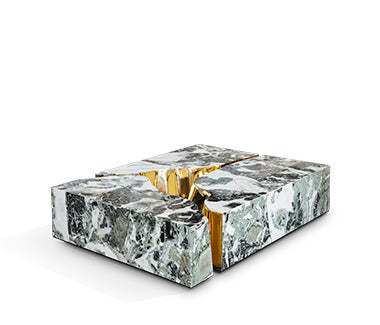 LAPIAZ SMALL - Metal coffee table for living room by Boca do Lobo