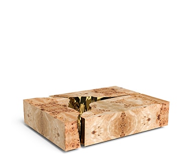 LAPIAZ SMALL - Metal coffee table for living room by Boca do Lobo