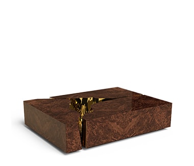 LAPIAZ SMALL - Metal coffee table for living room by Boca do Lobo