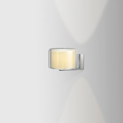 MERCER A - LED blown glass and fabric wall lamp by Marset