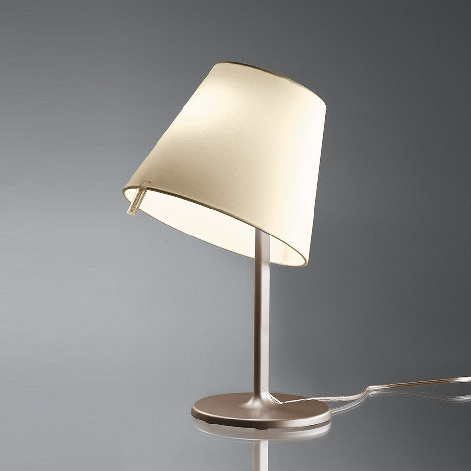 Melampo Night Table Lamp by Artemide #Bronze Ecrù