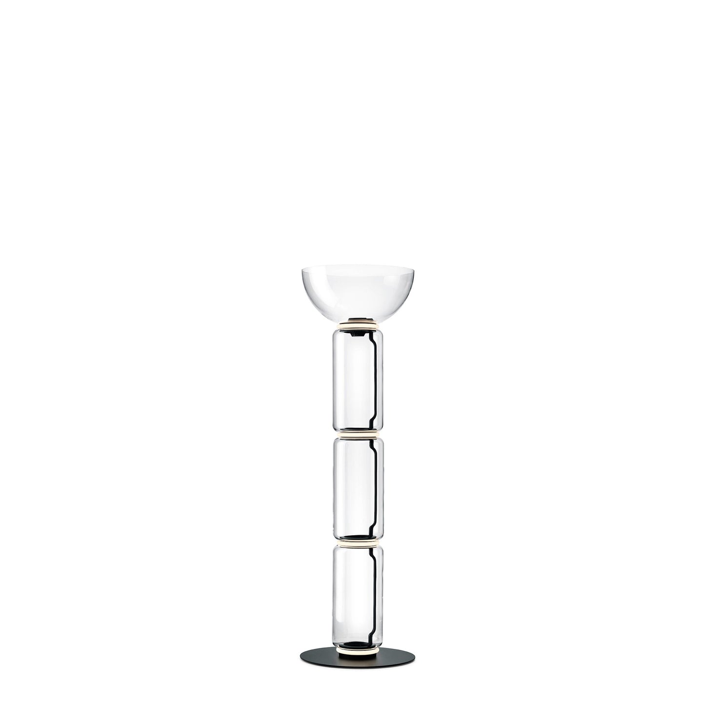 Noctambule Floor 3 High Cylinder Bowl Big Base Lamp by Flos