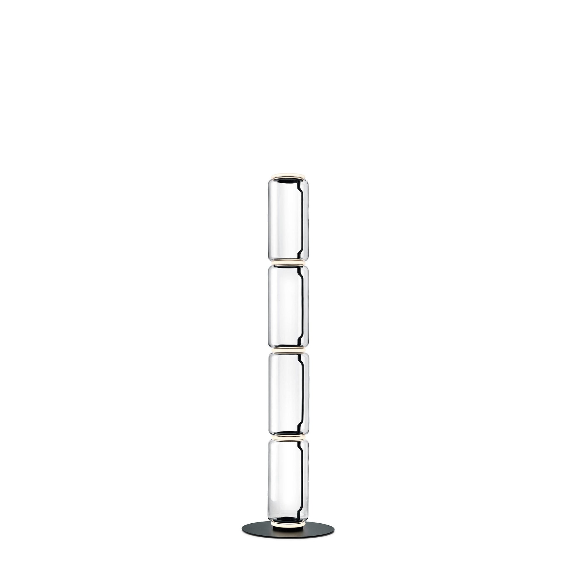 Noctambule Floor 4 High Cylinder Big Base Lamp by Flos