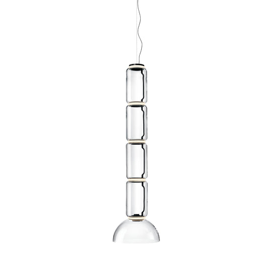 Noctambule Suspension 4 Low Cylinder Bowl Lamp by Flos