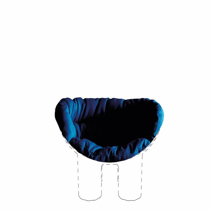 CUSHION ROLY POLY ARMCHAIR by Driade