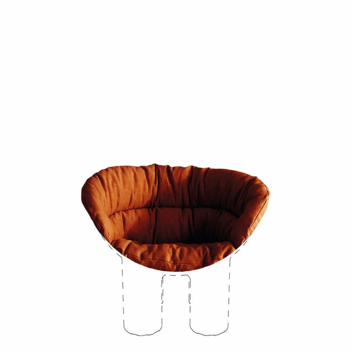 CUSHION ROLY POLY ARMCHAIR by Driade