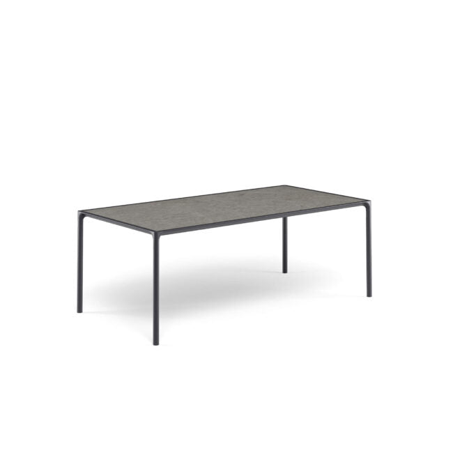 Terramare Gres top rectangular table by Emu