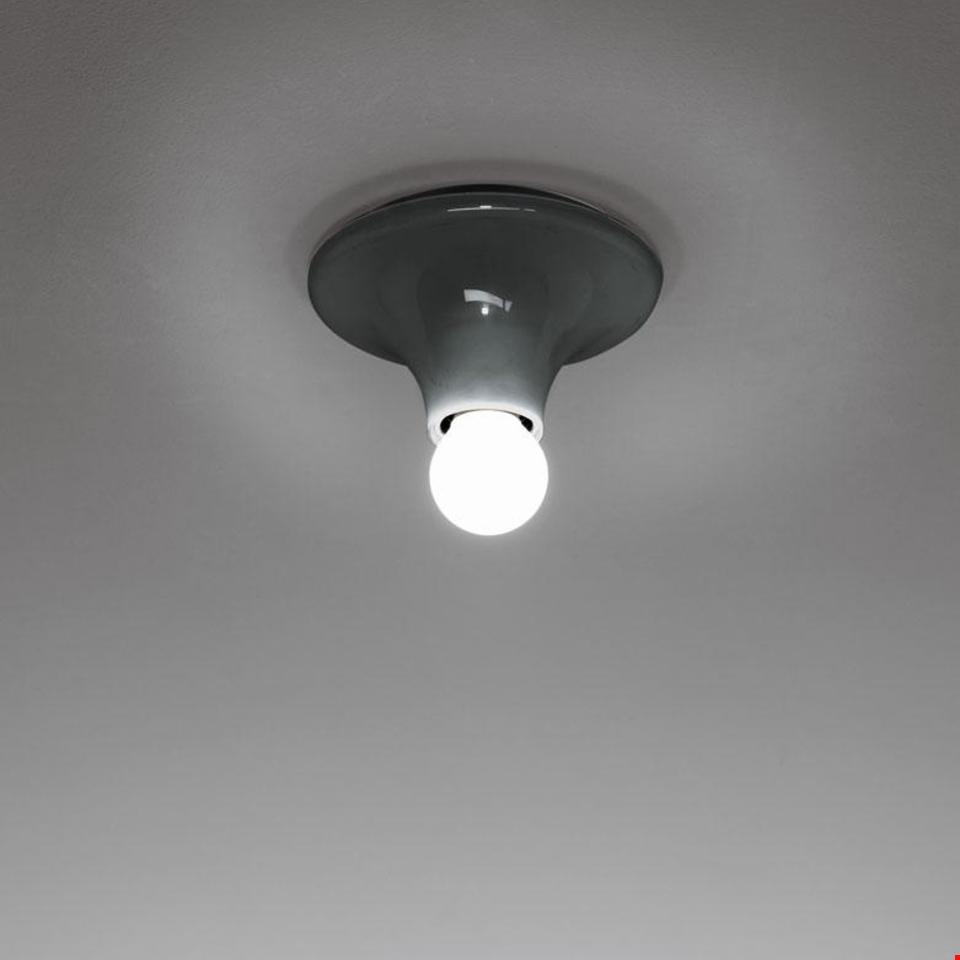 Teti Ceiling/Wall Lamp by Artemide #Anthracite grey