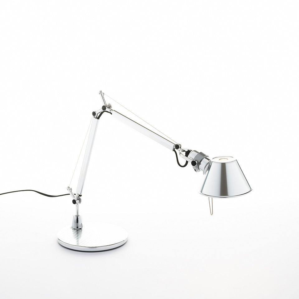 Tolomeo Micro Table Lamp (Body+Base) by Artemide #Polished aluminum