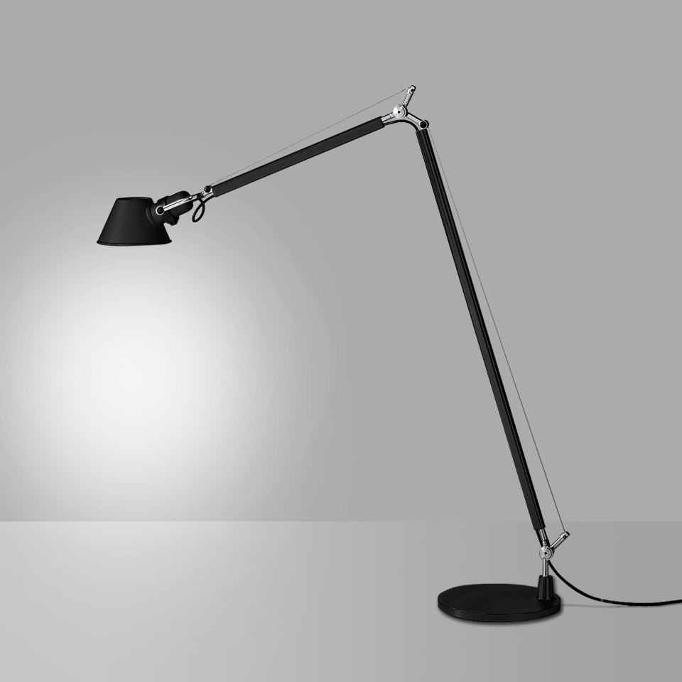 Tolomeo Reading Floor Lamp (Body Only) by Artemide #Black