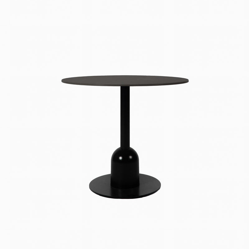 SPHERA - Round steel and wood table by Vincent Sheppard